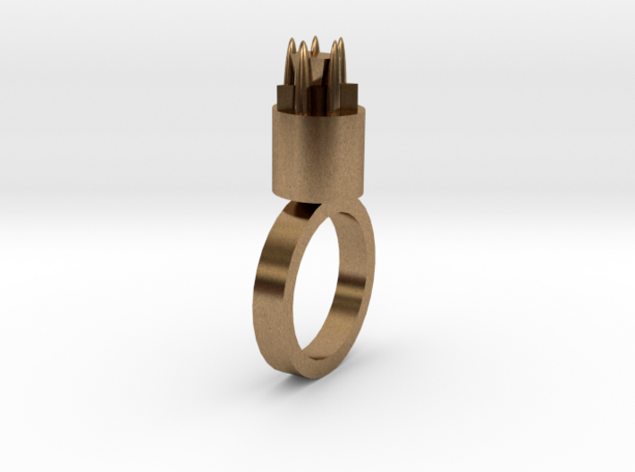 Tiger Woman star Ring 20x20 Mm More Printable in r 3d printed