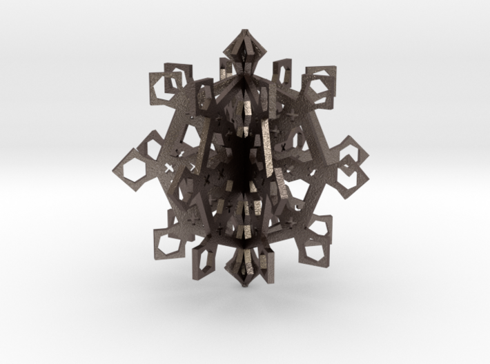 snowflake ornament 3d printed
