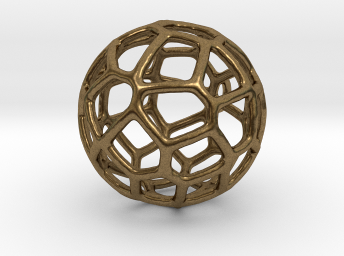 Organic Sphere Pendant 3d printed