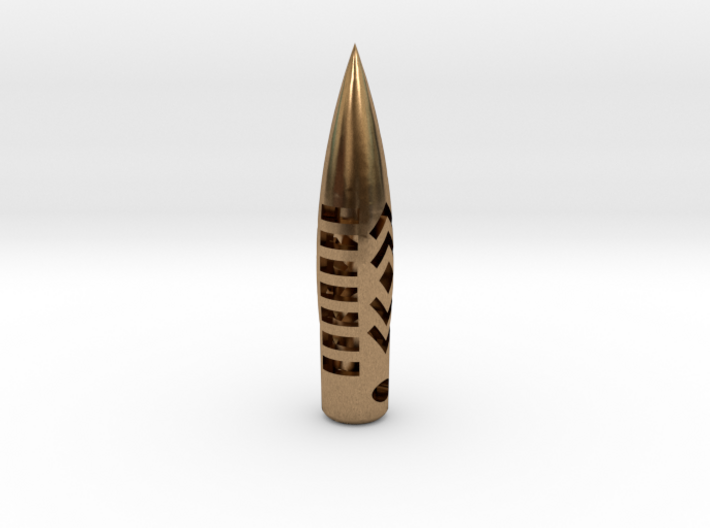 50BMG Hogs Tooth Pendant Brass/Bronze 3d printed