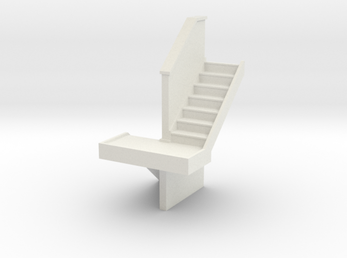 Domestic Stairs 3 - OO scale 3d printed