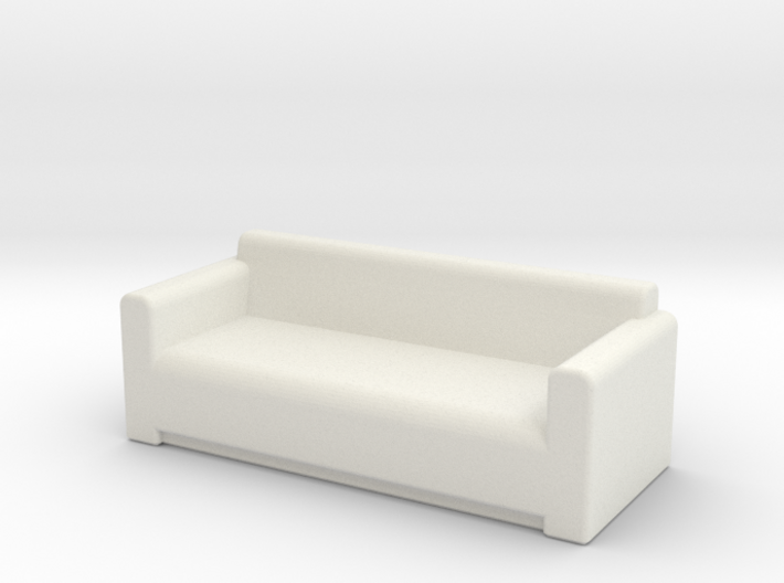 Comfy Sofa OO Scale 3d printed