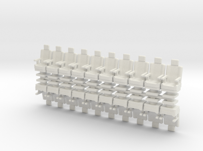 15mm Standard Seats With Arms x20 3d printed