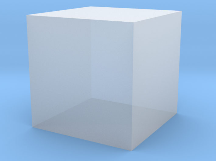 Cube-1cm3 3d printed