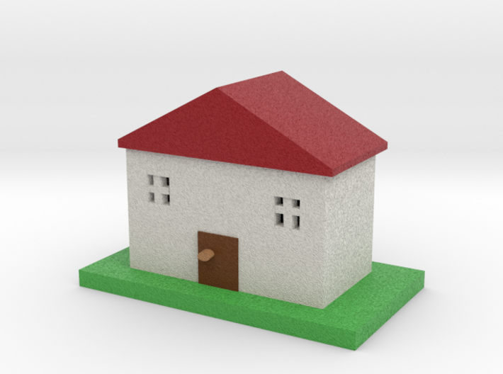 house model larger 3d printed