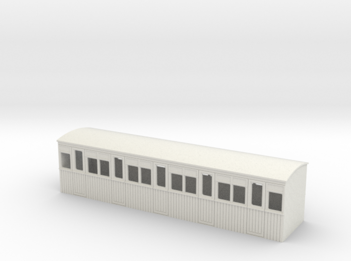 009 colonial 5 compartment 2nd coach 3d printed