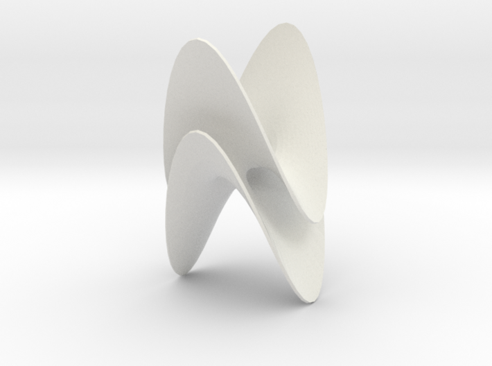 Torus with two ends of type (2,2,3) 3d printed