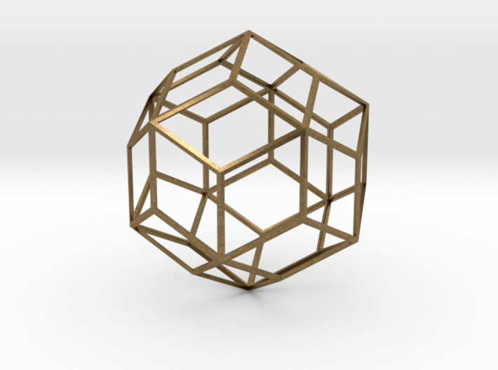 Rhombic Triacontahedron 3d printed