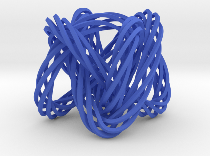 Knot, Knot. Who's There? Lissajous knot. 3d printed