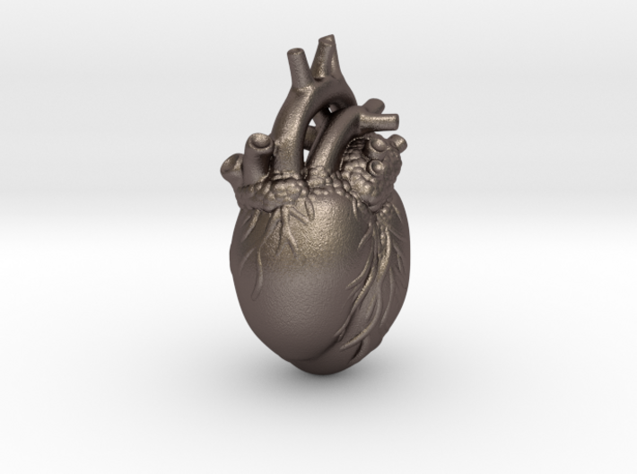 Kardia Heart Pendant 3d printed