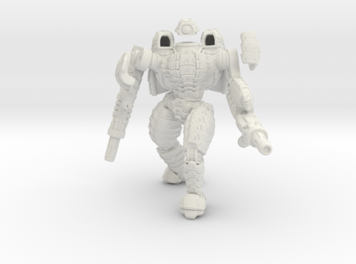 Mech suit with twin weapons. (5) 3d printed