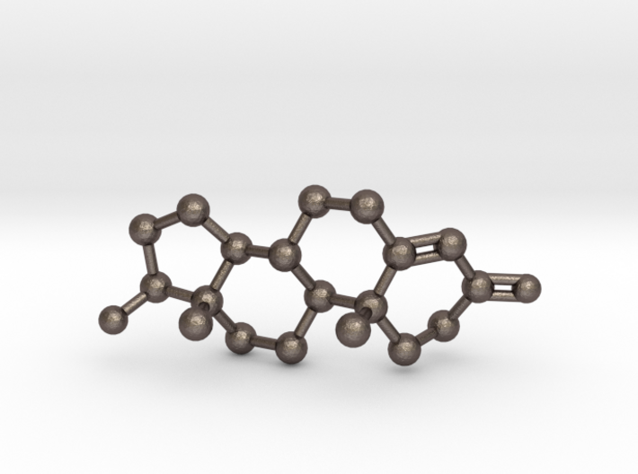 Testosterone Molecule Necklace BIG 3d printed