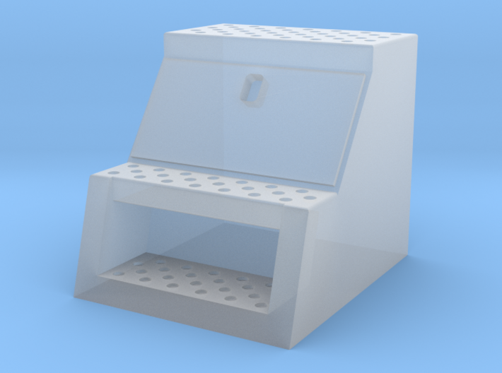 1/87th HO scale 24&quot; wide 'Saddle box' tool box, fr 3d printed