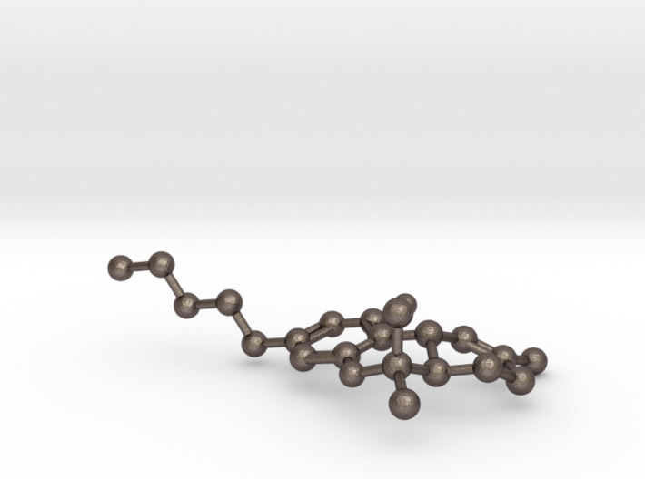THC Molecule Pendant BIG 3d printed