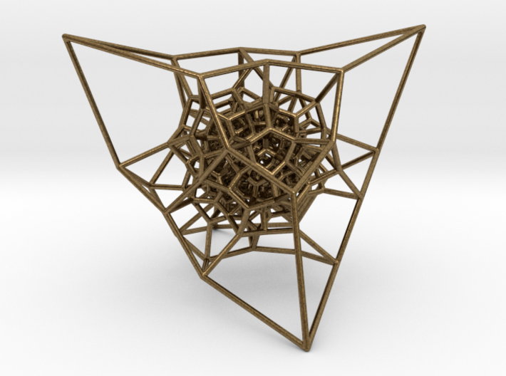 Inversion of a diamond lattice 3d printed
