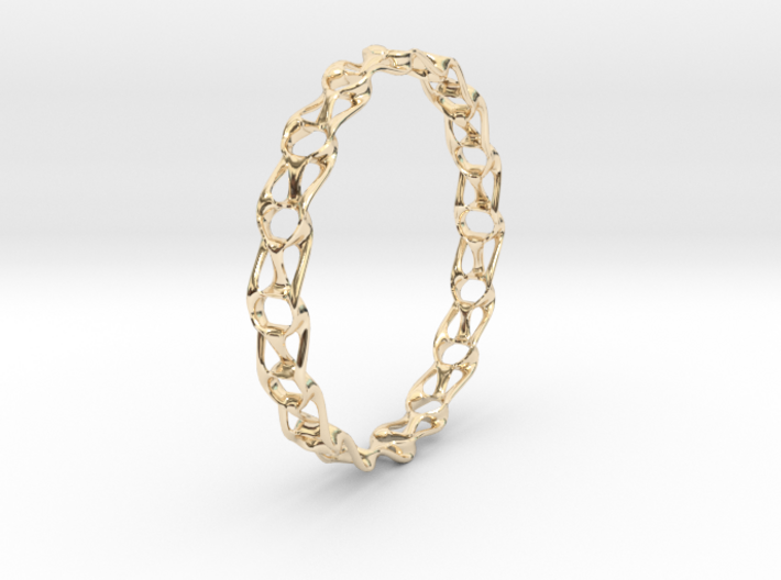 Topo Bracelet 3d printed