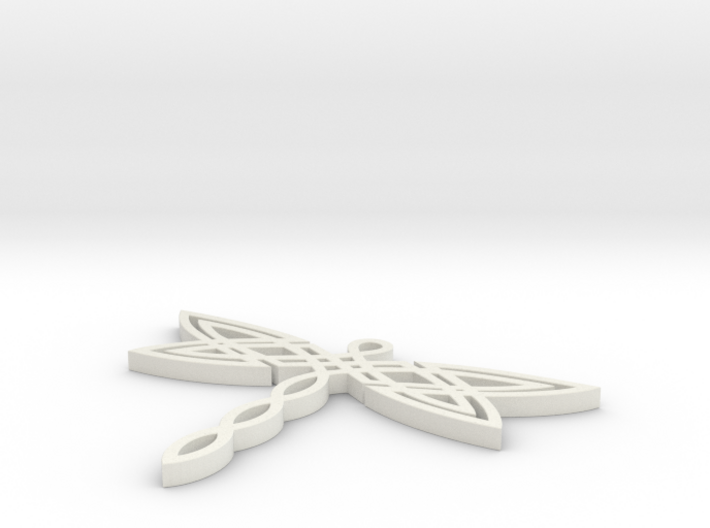 Celtic Dragonfly Pendant 3d printed