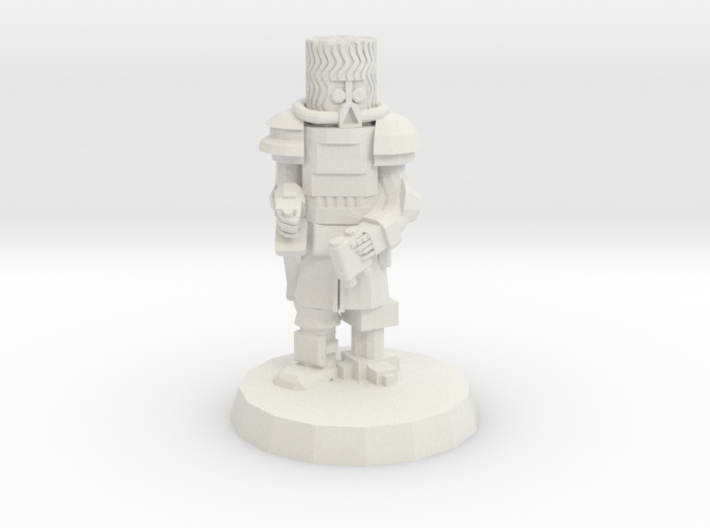 28mm Heroic Scale Space Cossack Commander 3d printed