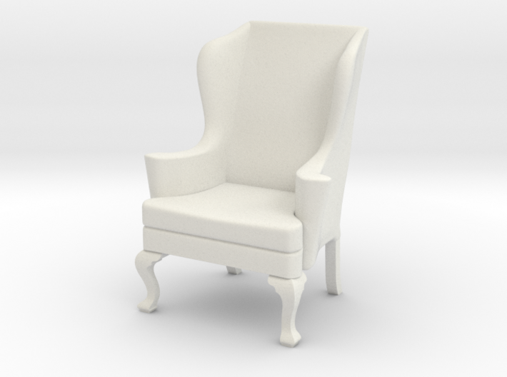 1:24 Wing Chair 2 3d printed