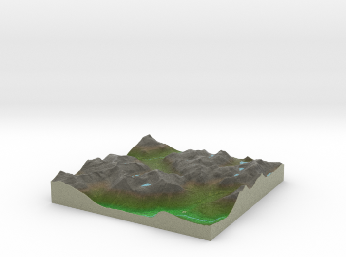 Terrafab generated model Sat Mar 22 2014 03:45:29 3d printed
