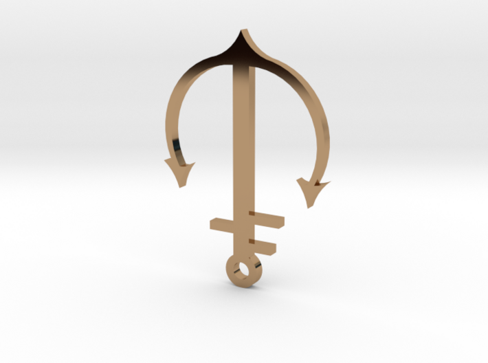 Brass Neck Anchor 3d printed