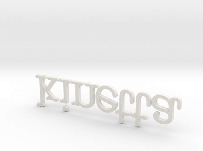Extruded Kinetta Logo March 2012 3d printed