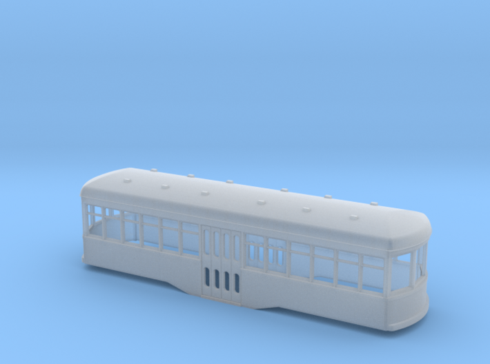 N scale Short trolley centre entrance 3d printed