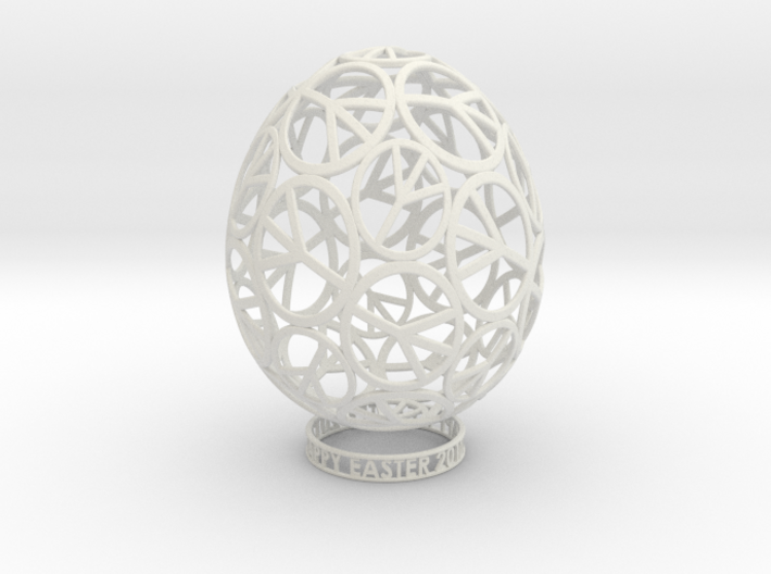 EASTER PEACE EGG 3d printed