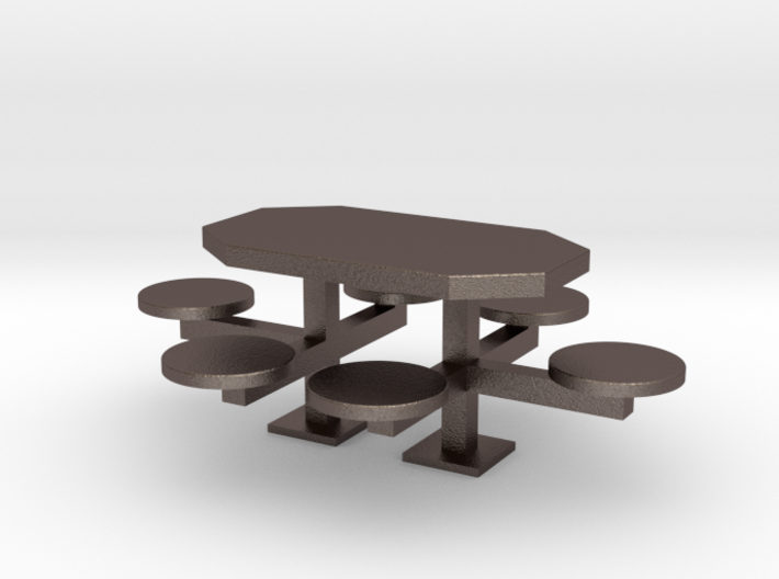 scale 1:24 Picnic Table 3d printed
