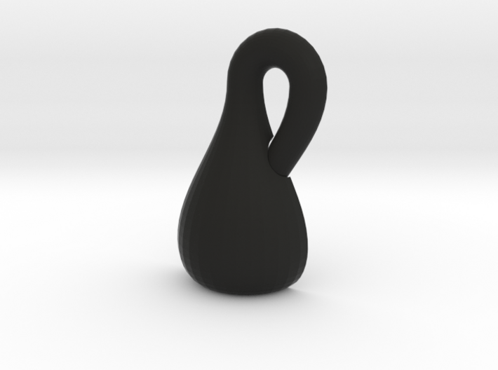 Right-hand Half Klein Bottle 9.85 in. tall 3d printed