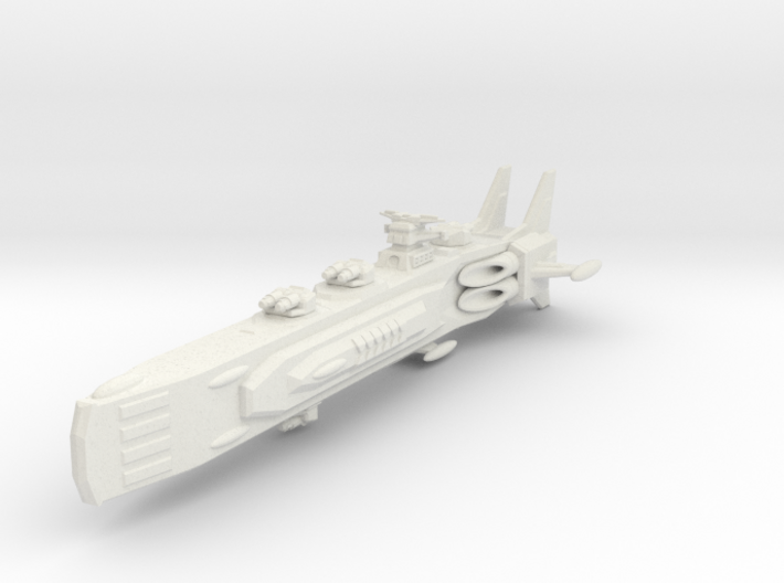 Shadow Rift Mechanized Empire Battleship 3d printed
