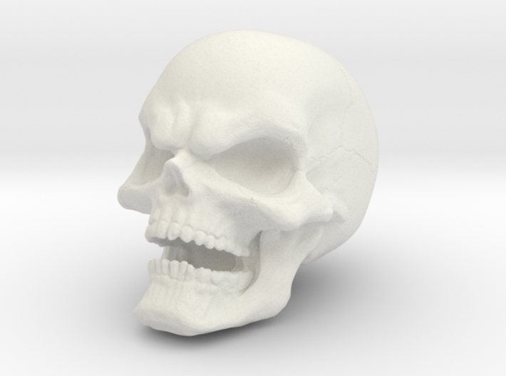1 Inch Evil Skull 3d printed
