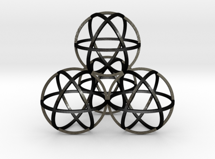 Sphere Tetrahedron 3d printed