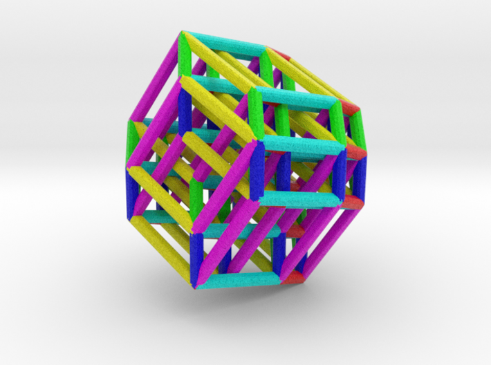 Color Hexeract 3d printed