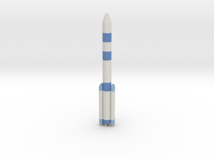 Rocket- Aquarius Rocket C- 4 Engines (1/87th) 3d printed