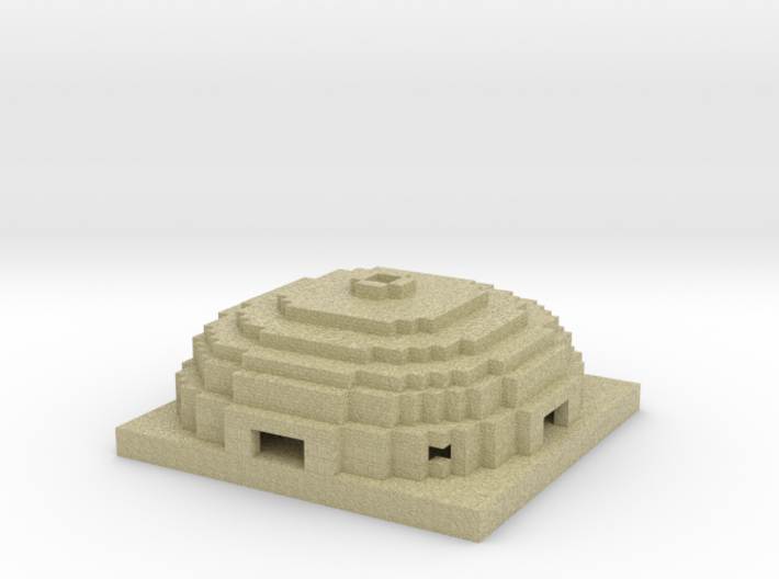 sandstone dome 3d printed