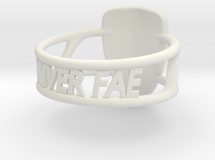 Oliver Fae's shield made into a ring! 3d printed