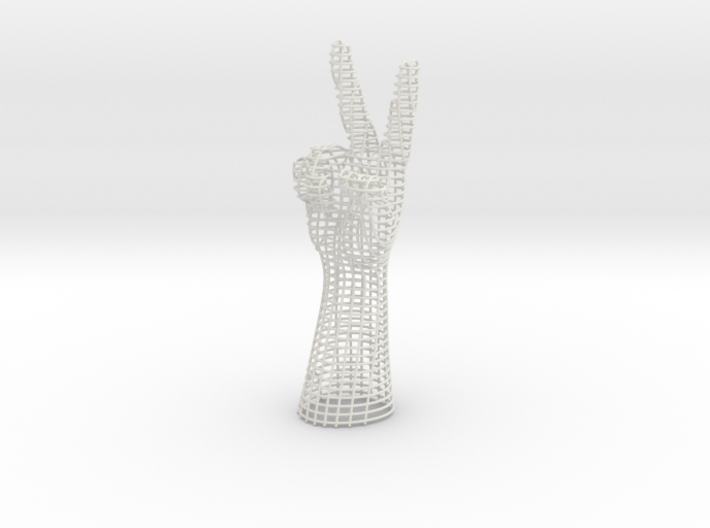 PEACE HAND 3d printed