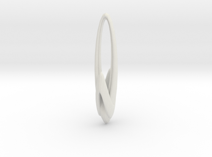 Arching Earring 3d printed