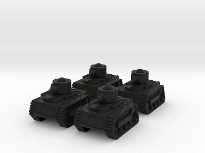 15mm Gobbo Tankettes (x4) 3d printed