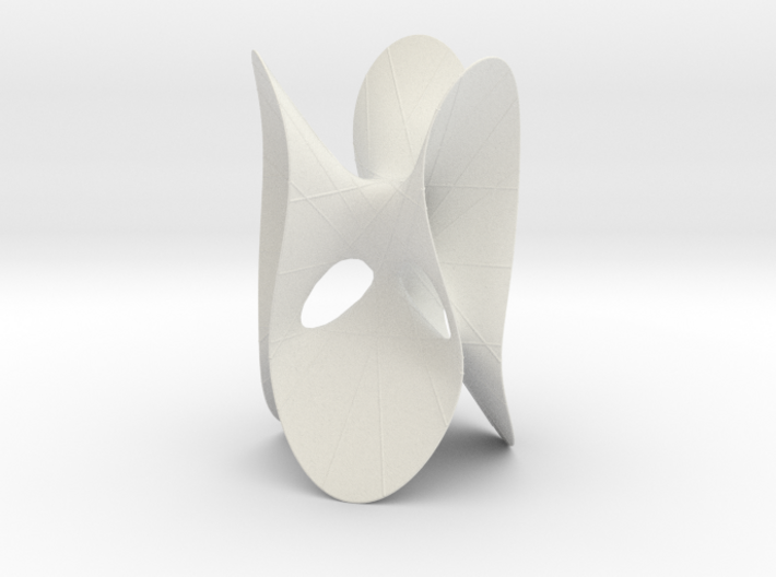 Clebsch Diagonal Surface, 27 lines, 119mm (4.7in) 3d printed