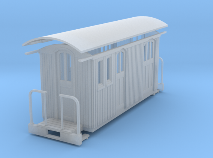 HOn30 Small RPO baggage car 3d printed