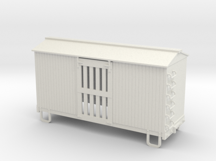 On30 16ft ventilated box car 3d printed