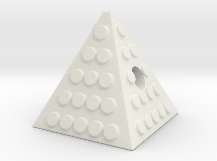 Pyramid knob 3d printed
