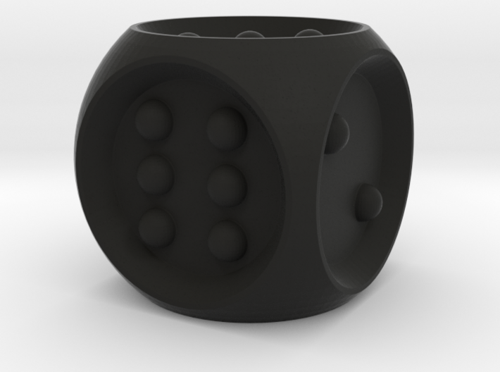 Braille Dice 3d printed