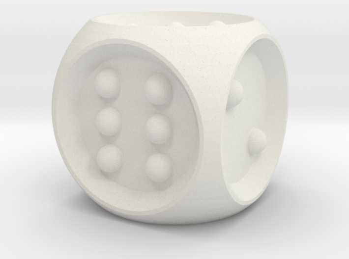 Braille Dice 3d printed