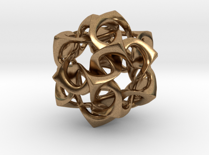 Icosahedron I, pendant 3d printed