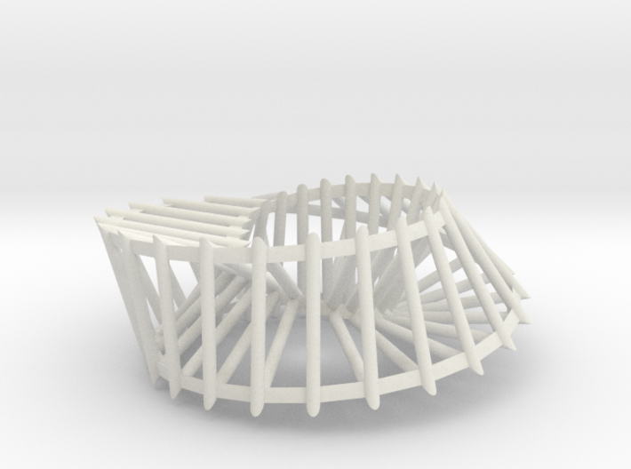 Triangular Möbius Cage 3d printed