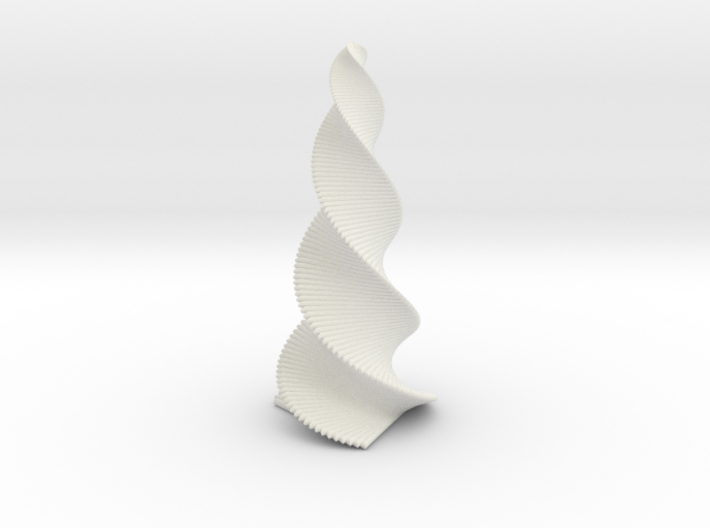 Curved Obelisk 3d printed