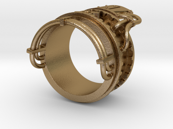 Steampower ring v2 3d printed